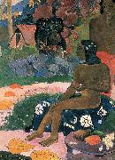 Paul Gauguin Her name is Varumati painting